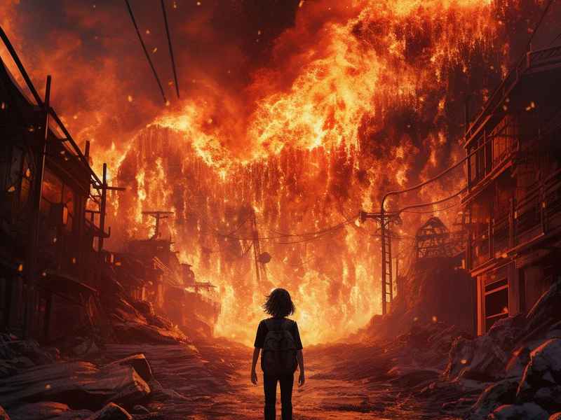 活生生的灾难、灾难可能会给我们的生活带来沉重的打击
