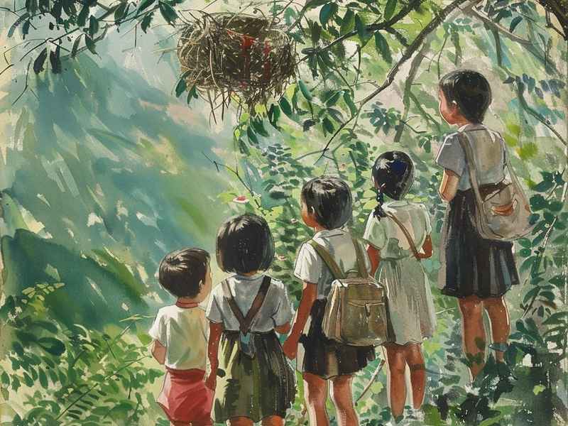 小学生活画报（小学生生活画报）