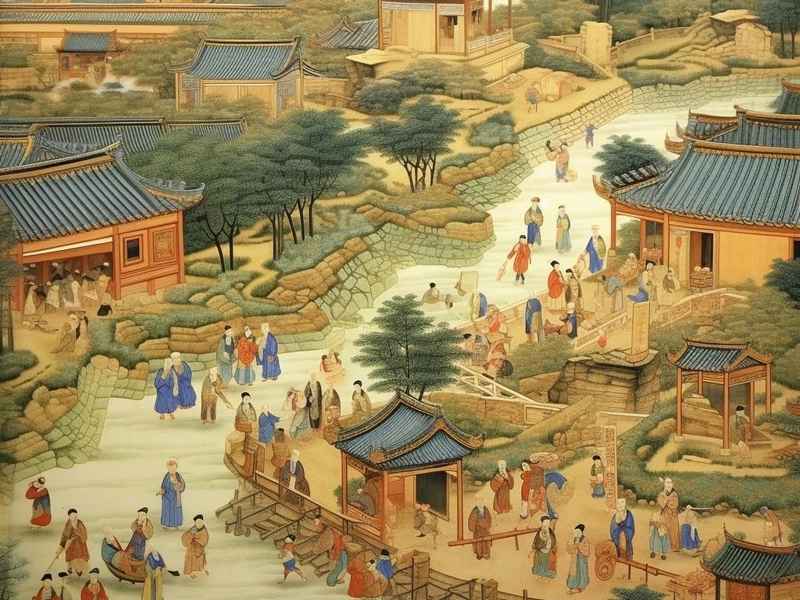 古代生活场景图片 古代人们生活的场景