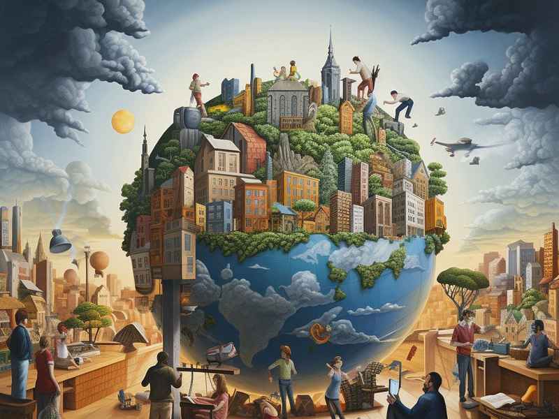 人类生活在同一个地球村、人类生活在同一个地球村PPT