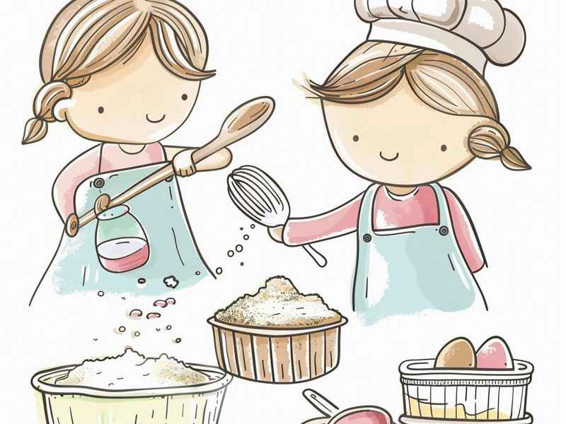 面粉美食简笔画，面粉美食简笔画图片