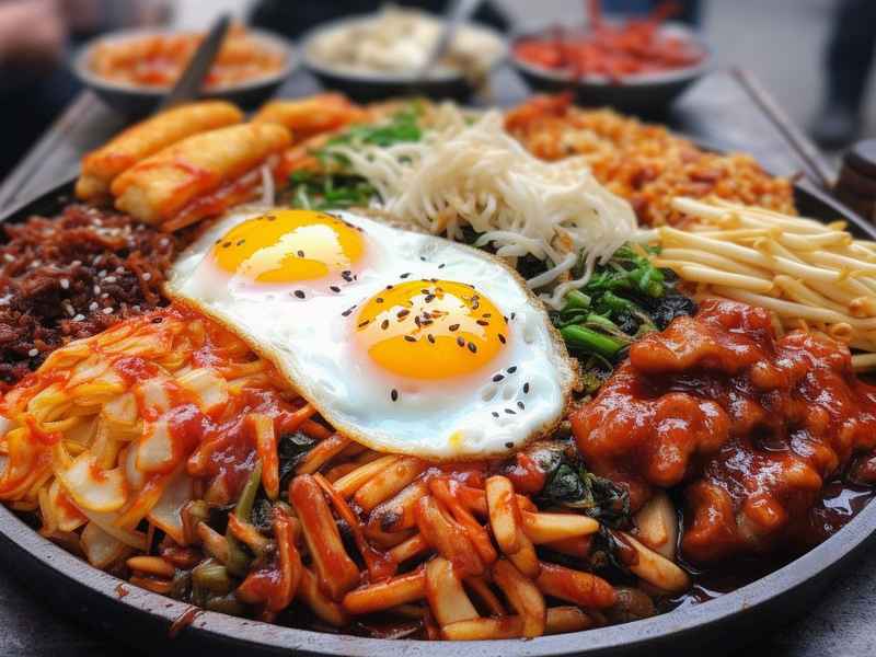 韩国美食做法大全摆摊，韩国美食做法大全摆摊卖什么